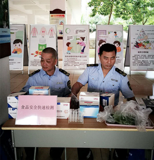 �Ҿֿ�չ2018��ʳƷ��ȫ��У԰�